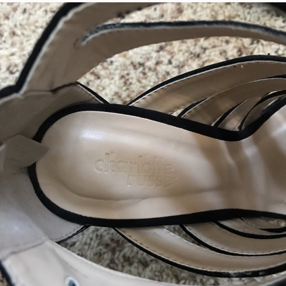 ❣️ Charlotte Russe Black Heels - Picture 3 of 3